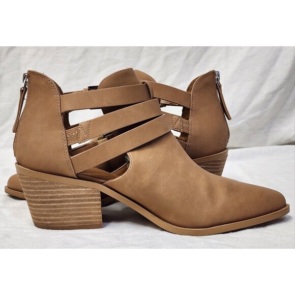 DV Dolce Vita Ombree Buckle Booties Women's Size 10 Faux Leather - Picture 3 of 11